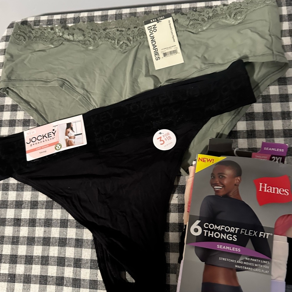 XXL Thongs and Underwear NWT